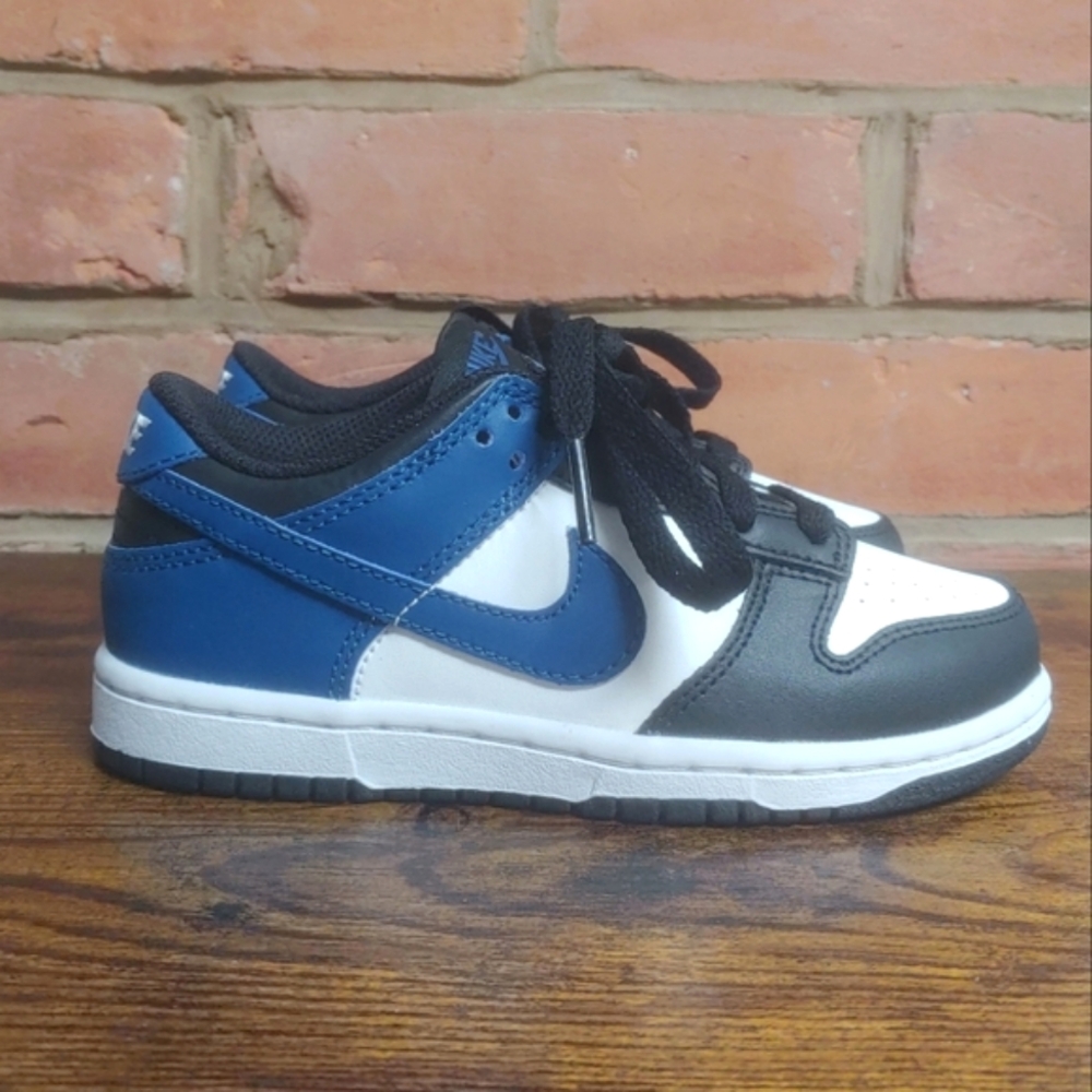 Nike Little Kids Dunk Low Sneakers In Industrial Blue Size 12C (PS)